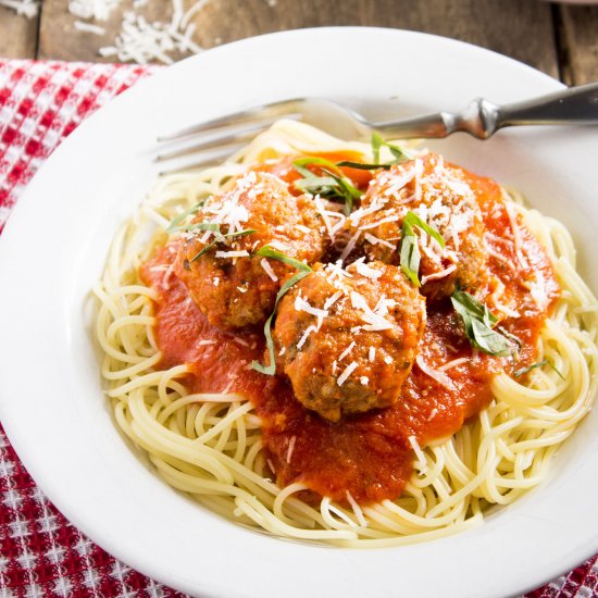 Spaghetti and Meatballs