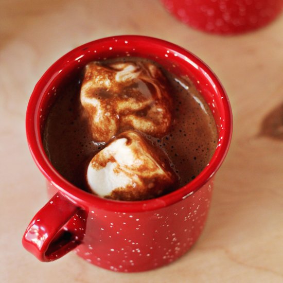 Stovetop Dark Hot Chocolate