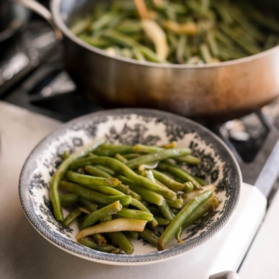 Easy Chinese Green Beans Stir-Fry