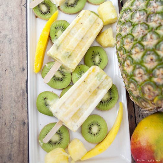 Mango Kiwi Pineapple Pops