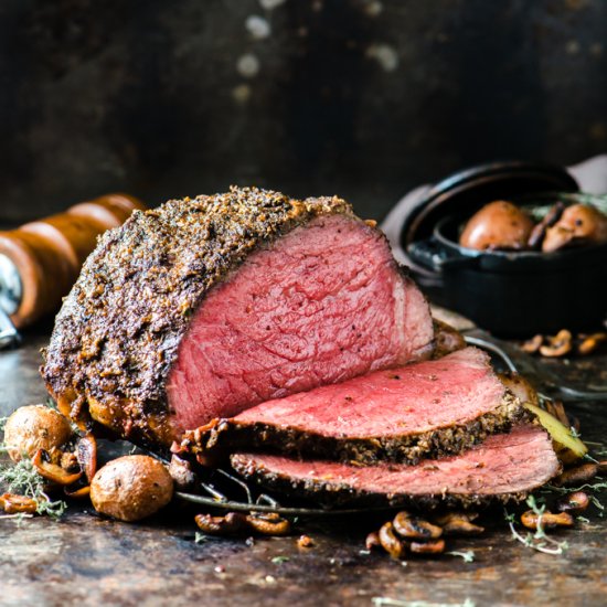 Mushroom Duxelles Roast Beef