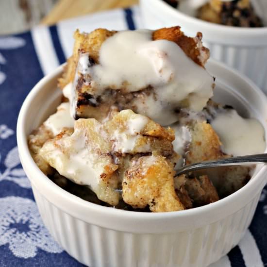 Chocolate Babka Bread Pudding