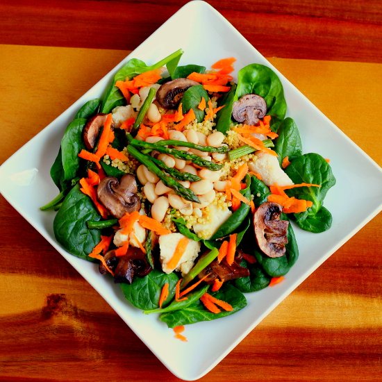 Chicken Quinoa Veggie Power Bowl