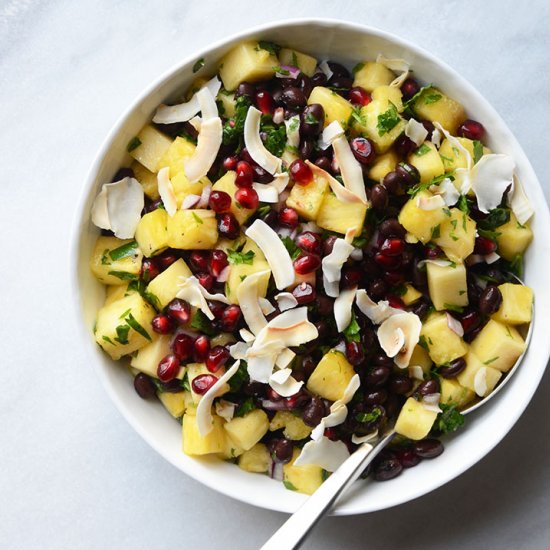 Pineapple Black Bean Salad