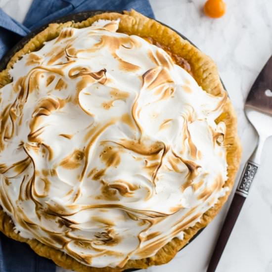 Cape Gooseberry Meringue Pie