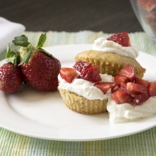 Beer-Infused Strawberry Shortcakes