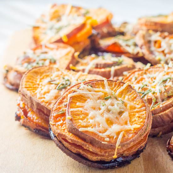 Rosemary Sweet Potato Stacks