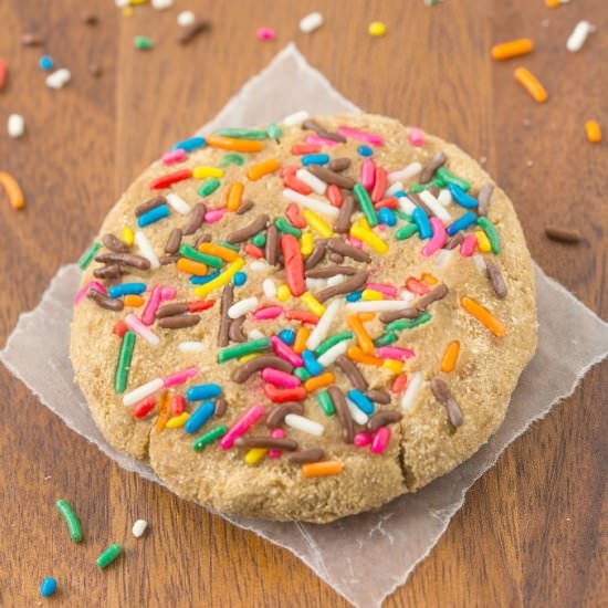 Birthday Cake Protein Cookies