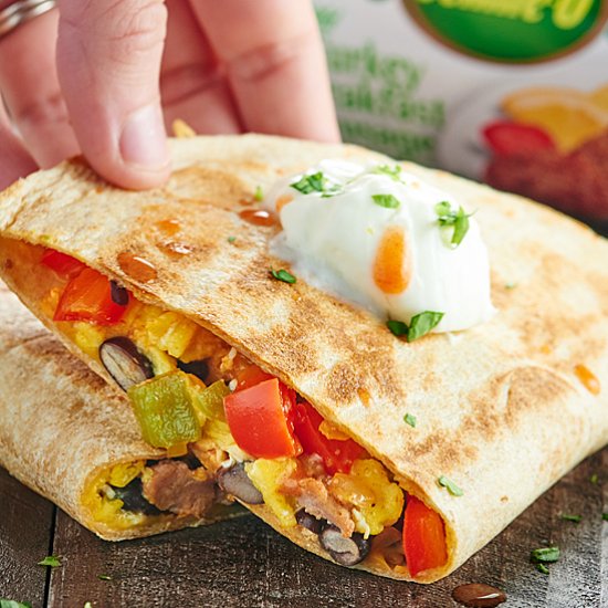 Sausage Breakfast Quesadilla