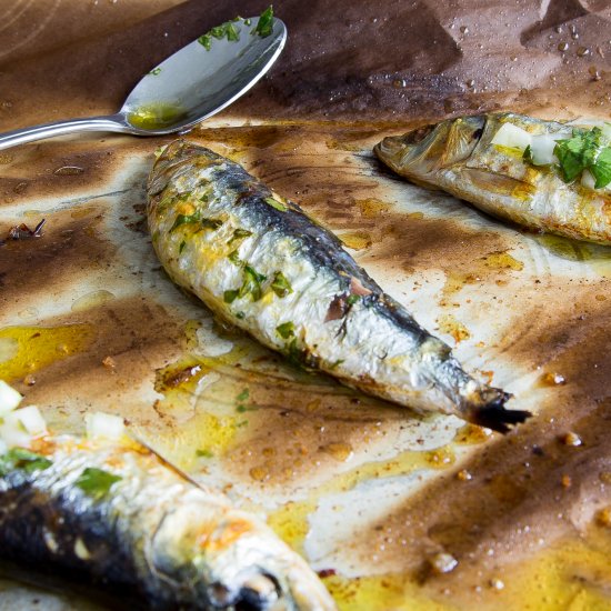 Sardines and Parsley Salsa