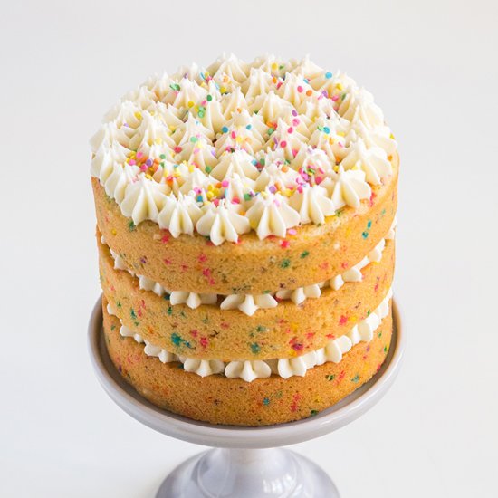 Coconut Confetti Cake