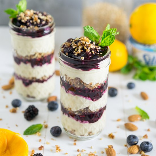 Lemon Berry Cheezecake Parfait