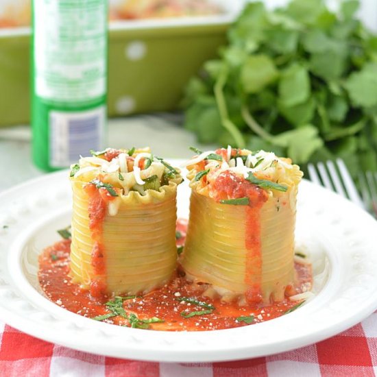 Veggie Lasagna Roll Ups