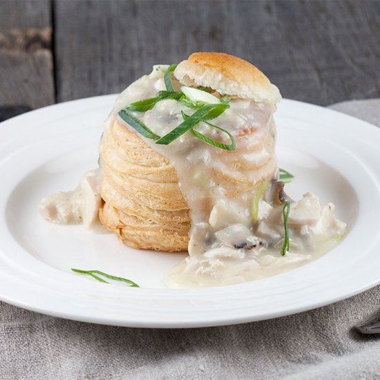 Chicken and Mushroom Vol au Vents