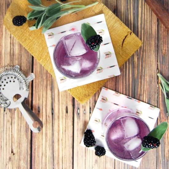 Blackberry and Sage G&T’s