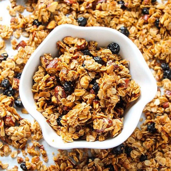 Blueberry Cinnamon Granola