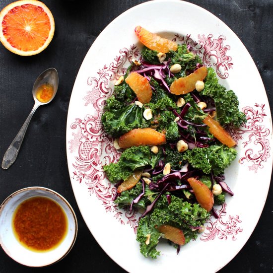 Kale and Blood Orange Salad