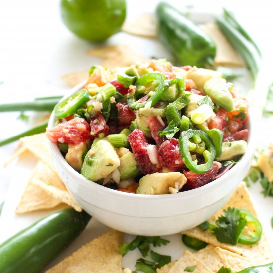 Blood Orange Avocado Salsa