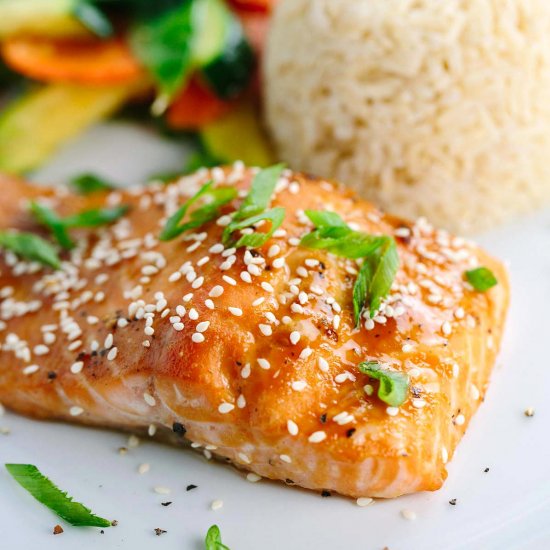 15 Minute Miso Glazed Salmon