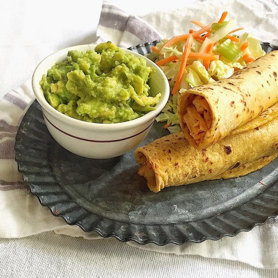 Baked Chicken Taquitos