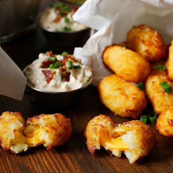 Cheese Stuffed Tots