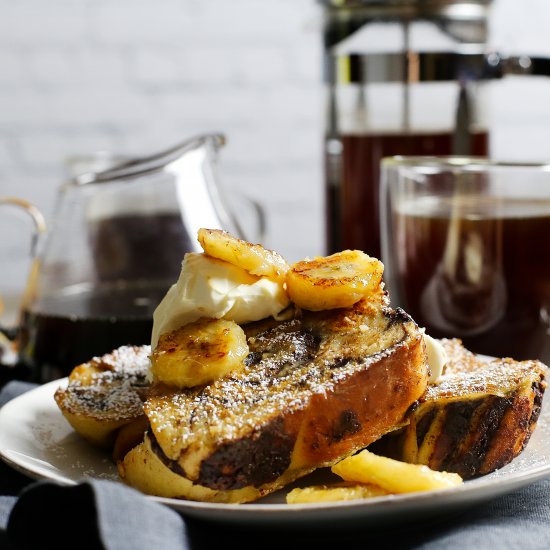 Chocolate Babka French Toast