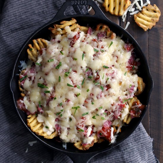 Reuben Waffle Fries