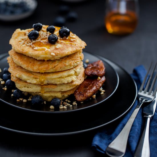 Almond Vanilla Pancakes