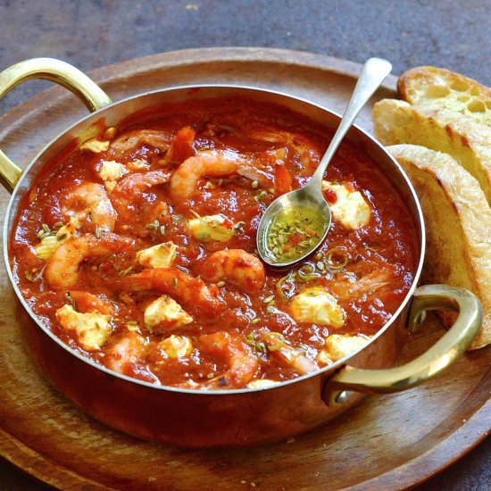 Prawn and Feta Bake