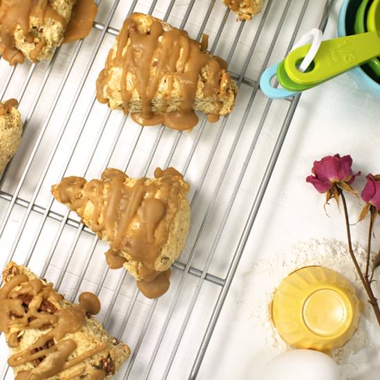 Maple Oat and Pecan Scones