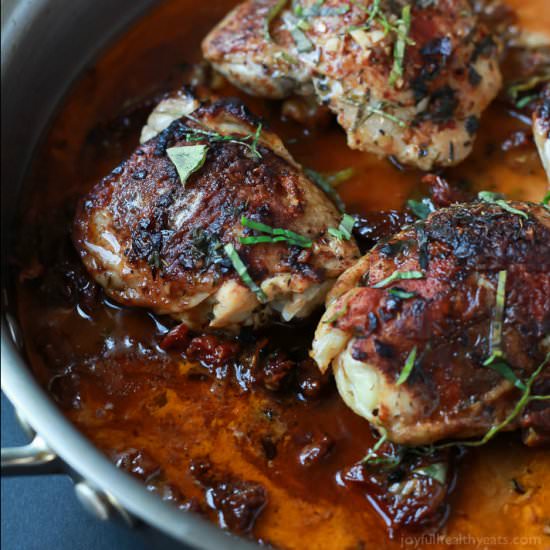 Smoky Coconut Milk Braised Chicken