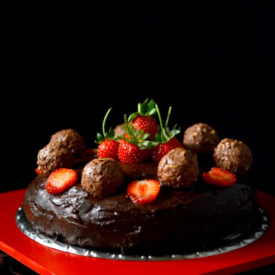 Ferrero Rocher Chocolate Mud Cake