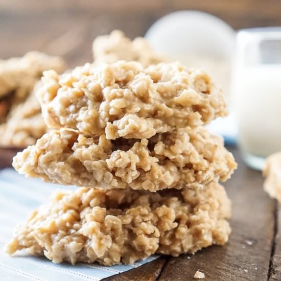 Peanut Butter No Bake Cookies