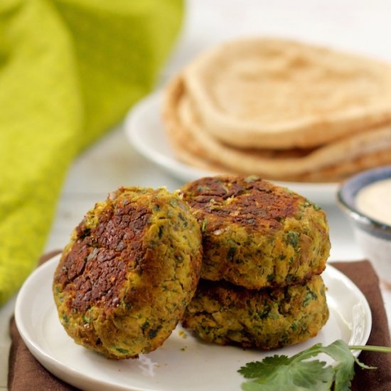 Easy Baked Falafel and Tahini Sauce