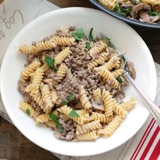 Hamburger Stroganoff