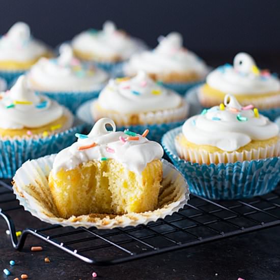 Mandarin Orange Cupcakes