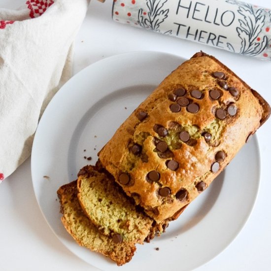 Zucchini Chocolate Chip Bread