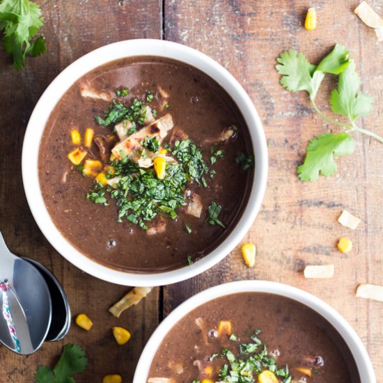 Mexican Black Bean Soup