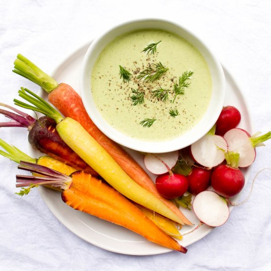 Dill, Goat Cheese & Cannellini Dip