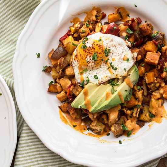 Roasted Veggie Breakfast Bowl