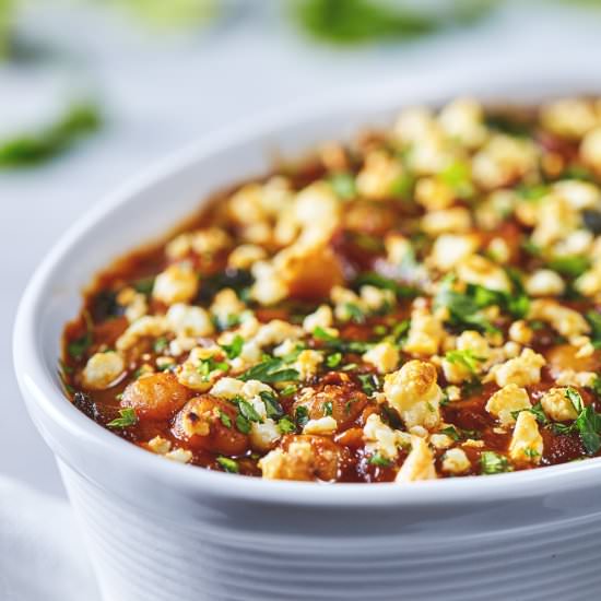 Mediterranean Chickpea Casserole