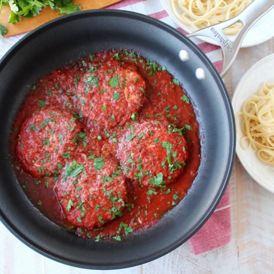 One Pot Eggplant Parmesan