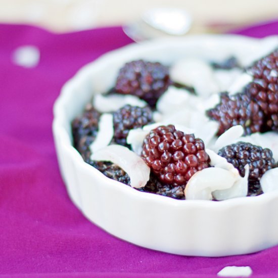 Black Rice Pudding