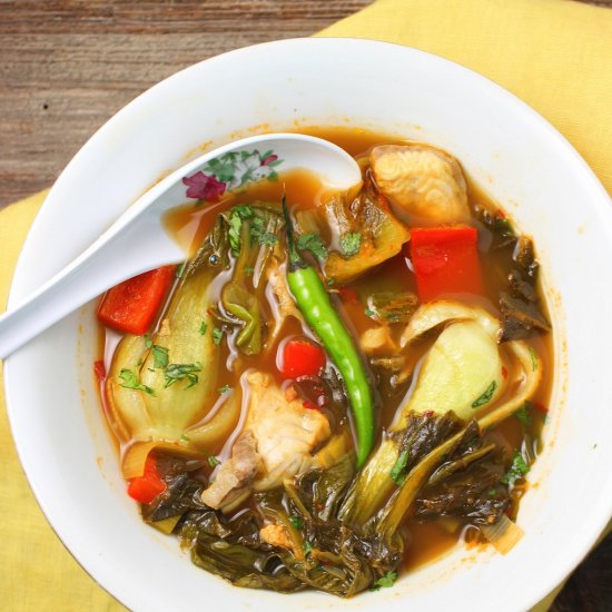 Szechuan Hot and Sour Fish Soup