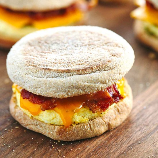 Bacon Breakfast Sandwiches