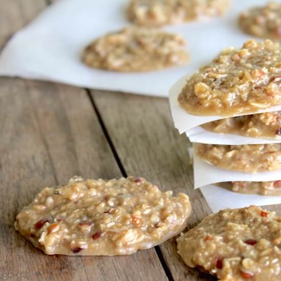 No-Bake Penuche Drop Cookies