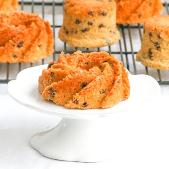 Mini Chocolate Chip Coffee Cakes