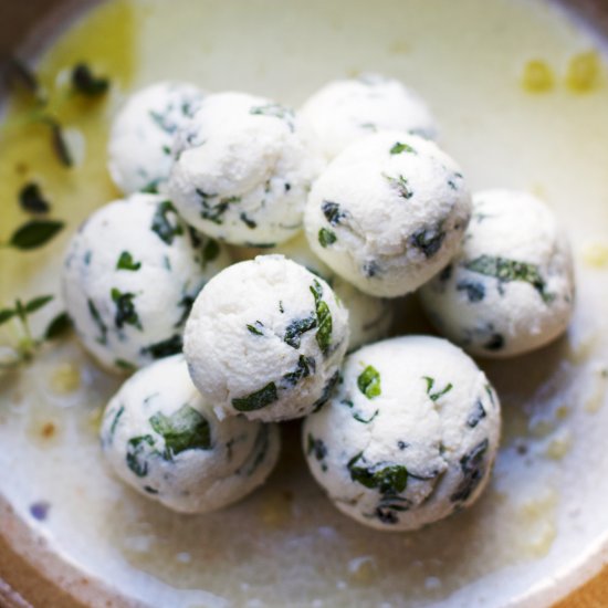 Herbed Goat Cheese Balls