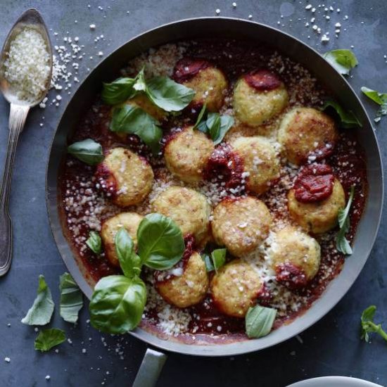 Chicken Parmesan Meatballs