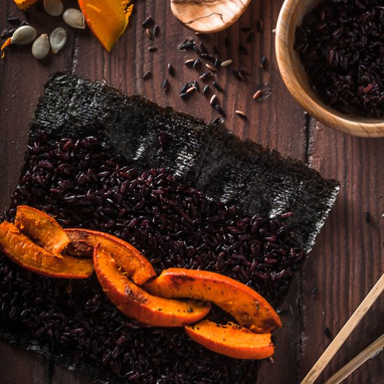 Black Pumpkin Sushi